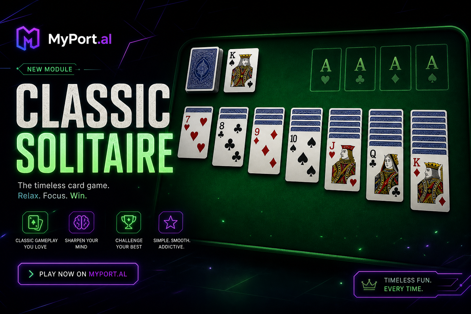 Klondike Solitaire: Classic Cards, Persistent Progress
