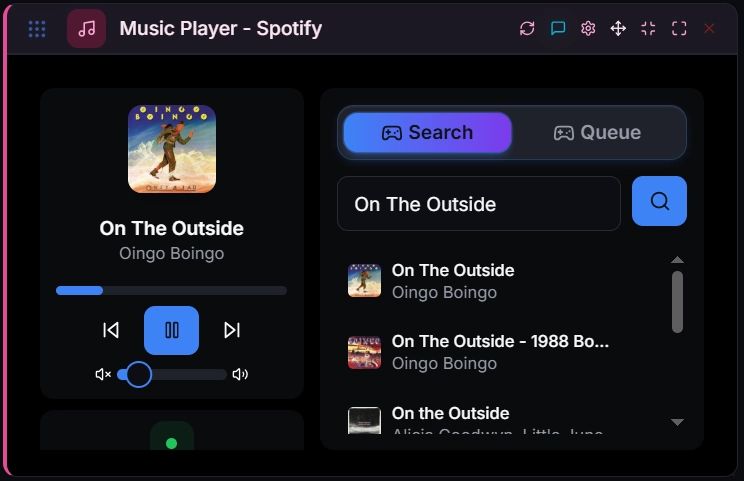 Music Player preview
