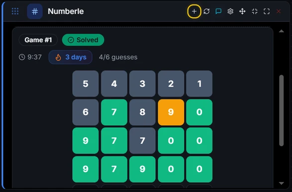 Numberle preview