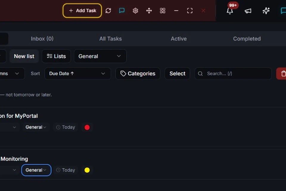 Enhanced To-Do List dashboard preview